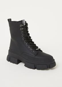 Steve Madden, Schnürboot Forecast in schwarz, Boots für Damen