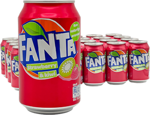 Fanta Strawberry & Kiwi (24 x 330 ml)