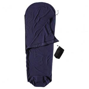 Cocoon Micro-Fleece MummyLiner - Reisslaapzak, zwart/blauw/purper