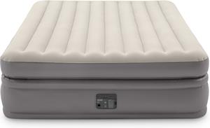 Intex 64164ND QUEEN COMFORT ELEVATED AIRBED W/ FIBER-TECH RP (w/220-240V Internal Pump) Beige, Braun