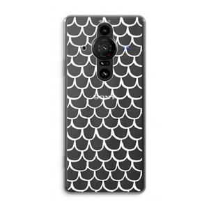 CaseCompany Dakpannetjes: Sony Xperia Pro-I Transparant Hoesje