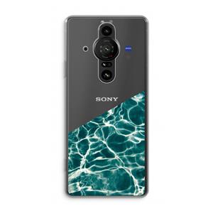 CaseCompany Weerkaatsing water: Sony Xperia Pro-I Transparant Hoesje