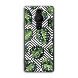 CaseCompany Geometrische jungle: Sony Xperia Pro-I Transparant Hoesje