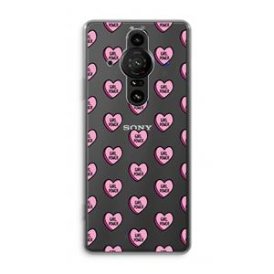 CaseCompany GIRL POWER: Sony Xperia Pro-I Transparant Hoesje