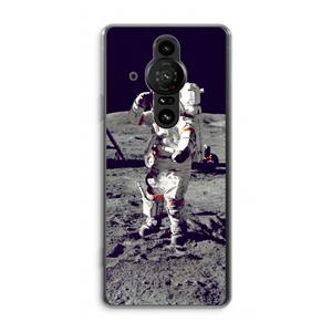CaseCompany Spaceman: Sony Xperia Pro-I Transparant Hoesje