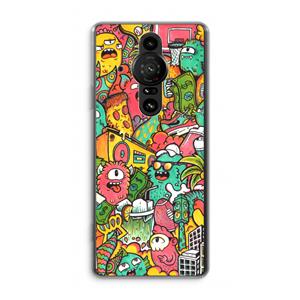 CaseCompany Vexx City: Sony Xperia Pro-I Transparant Hoesje