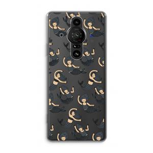 CaseCompany Zeemeermin: Sony Xperia Pro-I Transparant Hoesje