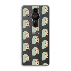 CaseCompany King Kylie: Sony Xperia Pro-I Transparant Hoesje