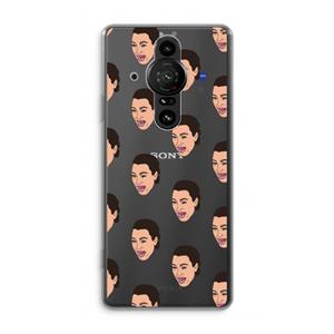 CaseCompany Ugly Cry Call: Sony Xperia Pro-I Transparant Hoesje