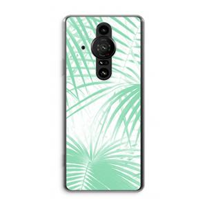 CaseCompany Palmbladeren: Sony Xperia Pro-I Transparant Hoesje