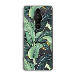 CaseCompany Bananenbladeren: Sony Xperia Pro-I Transparant Hoesje