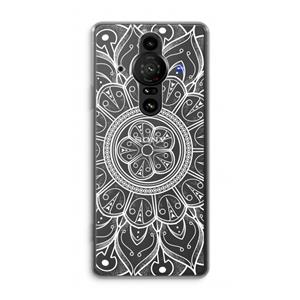 CaseCompany Roses Are Red: Sony Xperia Pro-I Transparant Hoesje