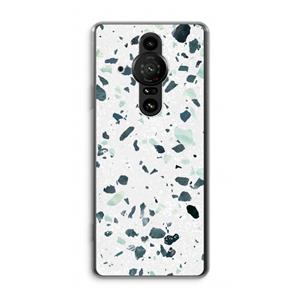 CaseCompany Terrazzo N°2: Sony Xperia Pro-I Transparant Hoesje