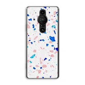 CaseCompany Terrazzo N°6: Sony Xperia Pro-I Transparant Hoesje