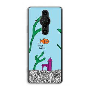 CaseCompany Aquarium: Sony Xperia Pro-I Transparant Hoesje