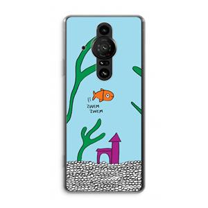 CaseCompany Aquarium: Sony Xperia Pro-I Transparant Hoesje