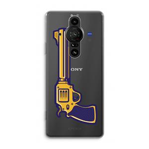 CaseCompany Pew Pew Pew: Sony Xperia Pro-I Transparant Hoesje