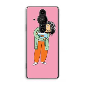 CaseCompany Visknuffel: Sony Xperia Pro-I Transparant Hoesje