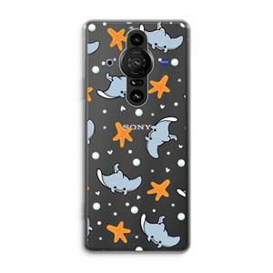 CaseCompany Manta: Sony Xperia Pro-I Transparant Hoesje