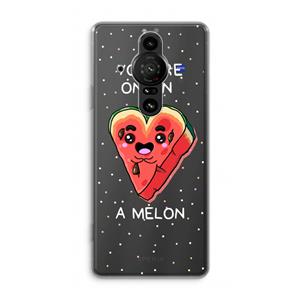 CaseCompany One In A Melon: Sony Xperia Pro-I Transparant Hoesje