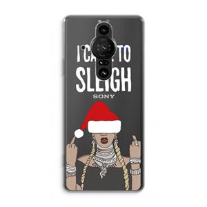 CaseCompany Came To Sleigh: Sony Xperia Pro-I Transparant Hoesje