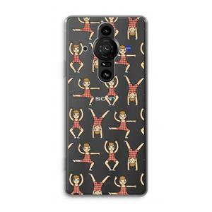CaseCompany Gymboys: Sony Xperia Pro-I Transparant Hoesje