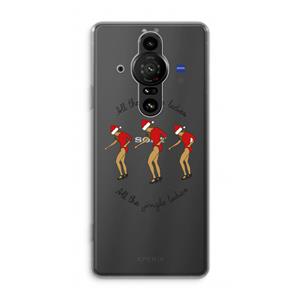 CaseCompany Jingle Ladies: Sony Xperia Pro-I Transparant Hoesje