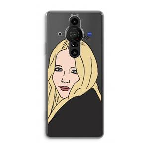 CaseCompany Mary Kate: Sony Xperia Pro-I Transparant Hoesje