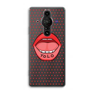 CaseCompany Yolo Denise: Sony Xperia Pro-I Transparant Hoesje