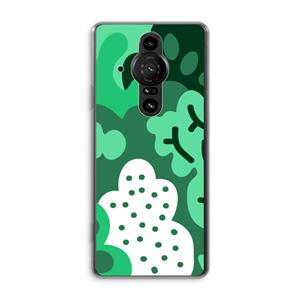 CaseCompany Bushes: Sony Xperia Pro-I Transparant Hoesje