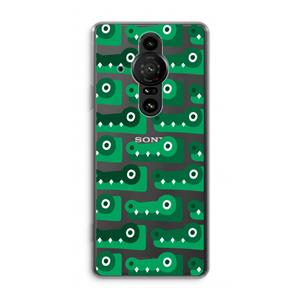 CaseCompany Crocs: Sony Xperia Pro-I Transparant Hoesje