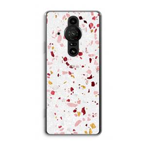 CaseCompany Terrazzo N°9: Sony Xperia Pro-I Transparant Hoesje