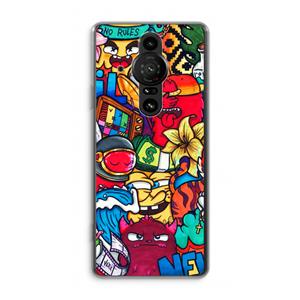 CaseCompany No Rules: Sony Xperia Pro-I Transparant Hoesje