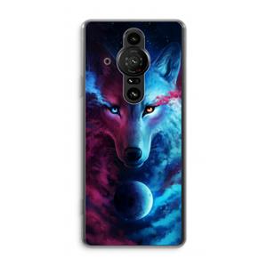 CaseCompany Where Light And Dark Meet: Sony Xperia Pro-I Transparant Hoesje