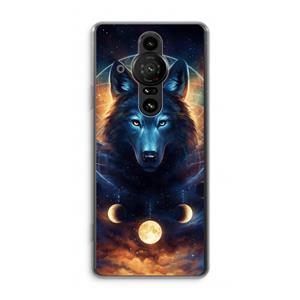 CaseCompany Wolf Dreamcatcher: Sony Xperia Pro-I Transparant Hoesje