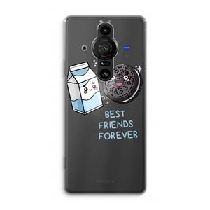 CaseCompany Best Friend Forever: Sony Xperia Pro-I Transparant Hoesje