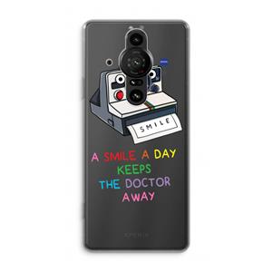 CaseCompany Smile: Sony Xperia Pro-I Transparant Hoesje