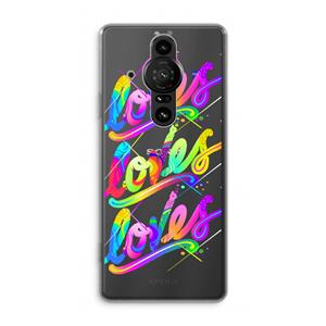 CaseCompany Loves: Sony Xperia Pro-I Transparant Hoesje