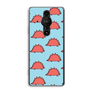 CaseCompany Dinosawrr: Sony Xperia Pro-I Transparant Hoesje