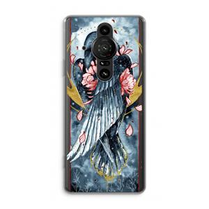 CaseCompany Golden Raven: Sony Xperia Pro-I Transparant Hoesje