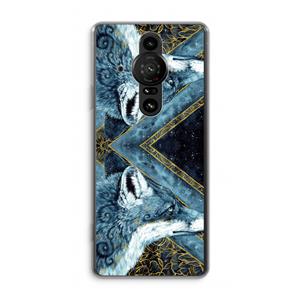 CaseCompany Golden Fox: Sony Xperia Pro-I Transparant Hoesje