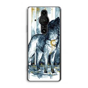 CaseCompany Bleeding Soul: Sony Xperia Pro-I Transparant Hoesje