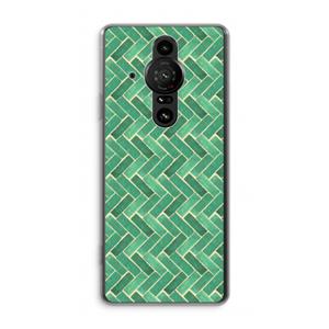 CaseCompany Moroccan tiles 2: Sony Xperia Pro-I Transparant Hoesje