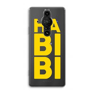 CaseCompany Habibi Majorelle : Sony Xperia Pro-I Transparant Hoesje