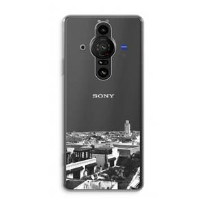 CaseCompany Marrakech Skyline : Sony Xperia Pro-I Transparant Hoesje