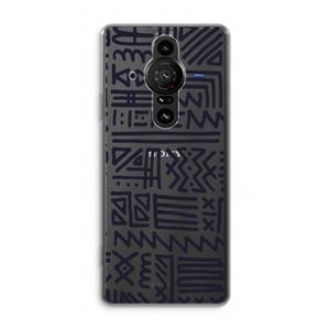 CaseCompany Marrakech print: Sony Xperia Pro-I Transparant Hoesje