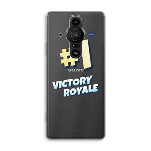 CaseCompany Victory Royale: Sony Xperia Pro-I Transparant Hoesje