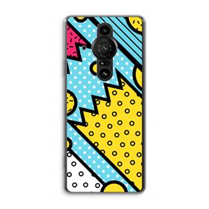 CaseCompany Pop Art #1: Sony Xperia Pro-I Transparant Hoesje