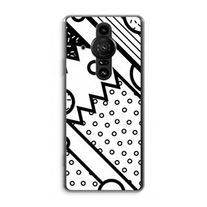 CaseCompany Pop Art #4: Sony Xperia Pro-I Transparant Hoesje