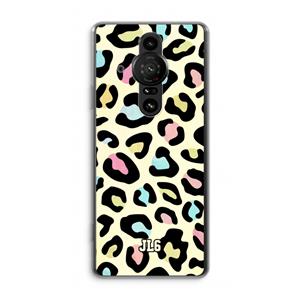 CaseCompany Leopard pattern: Sony Xperia Pro-I Transparant Hoesje
